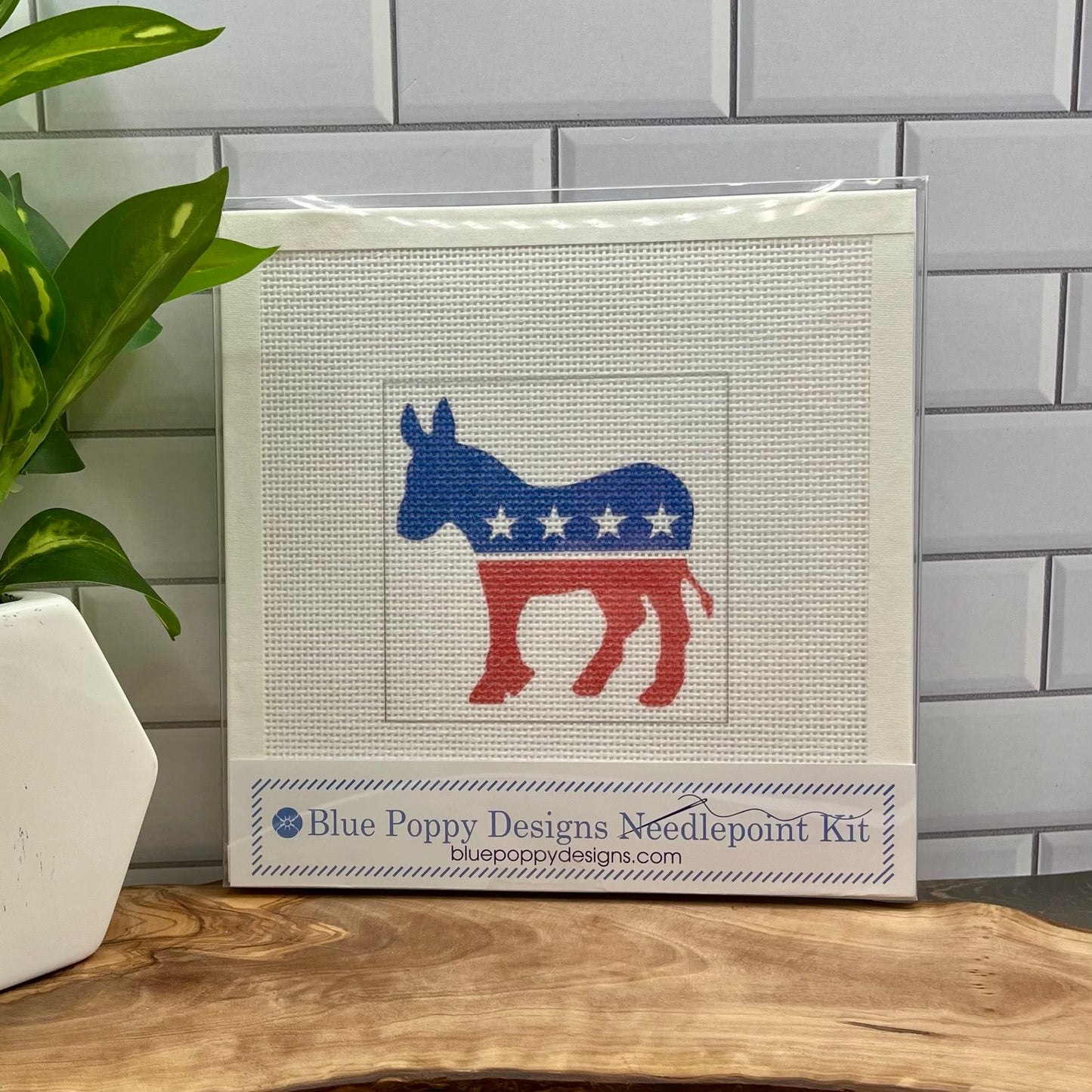 Democratic Logo Needlepoint Kit