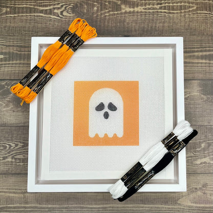 Halloween Ghost Needlepoint Design