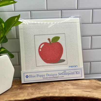 Red Apple Needlepoint Design