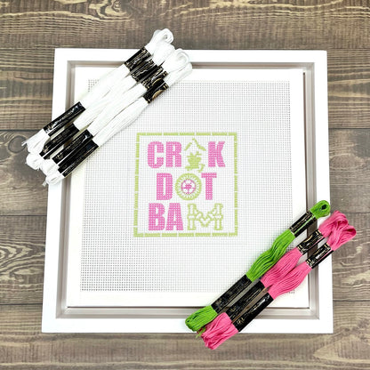 Crak Dot Bam Needlepoint Design 2 (Mahjong)