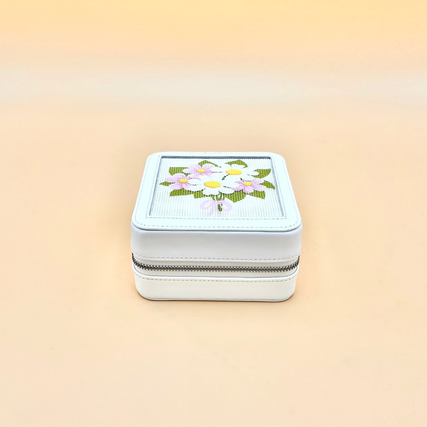 Leather Jewelry Box jewelry box Blue Poppy Designs