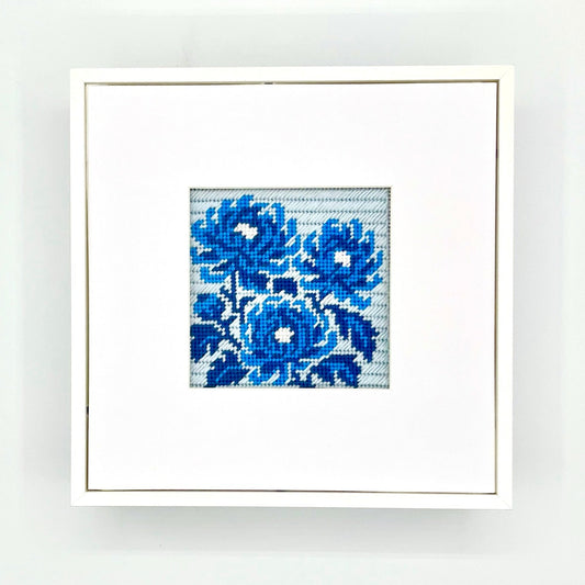 Chrysanthemum Botanical (Chinoiserie) Needlepoint Design