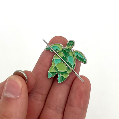 Green Turtle Needle-Minder