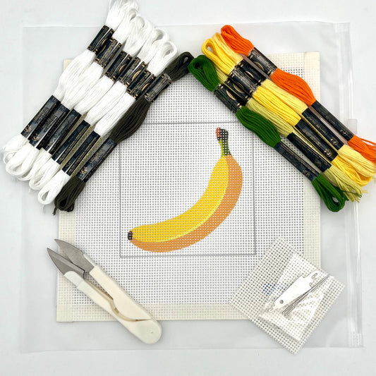 Banana Needlepoint Design