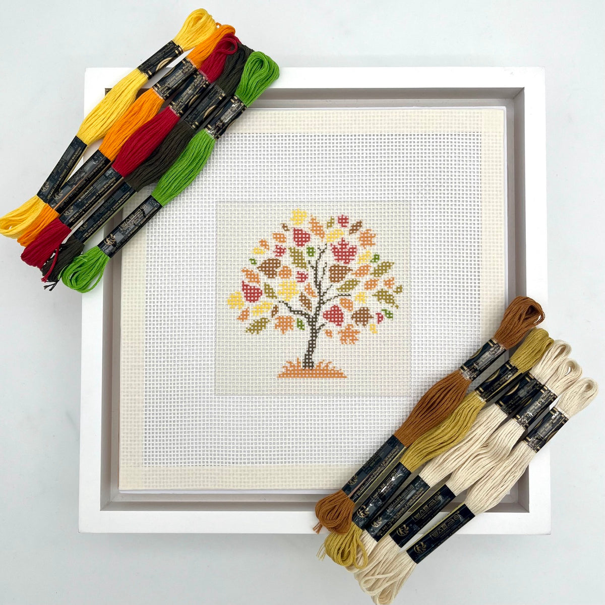 Fall Tree Needlepoint Design