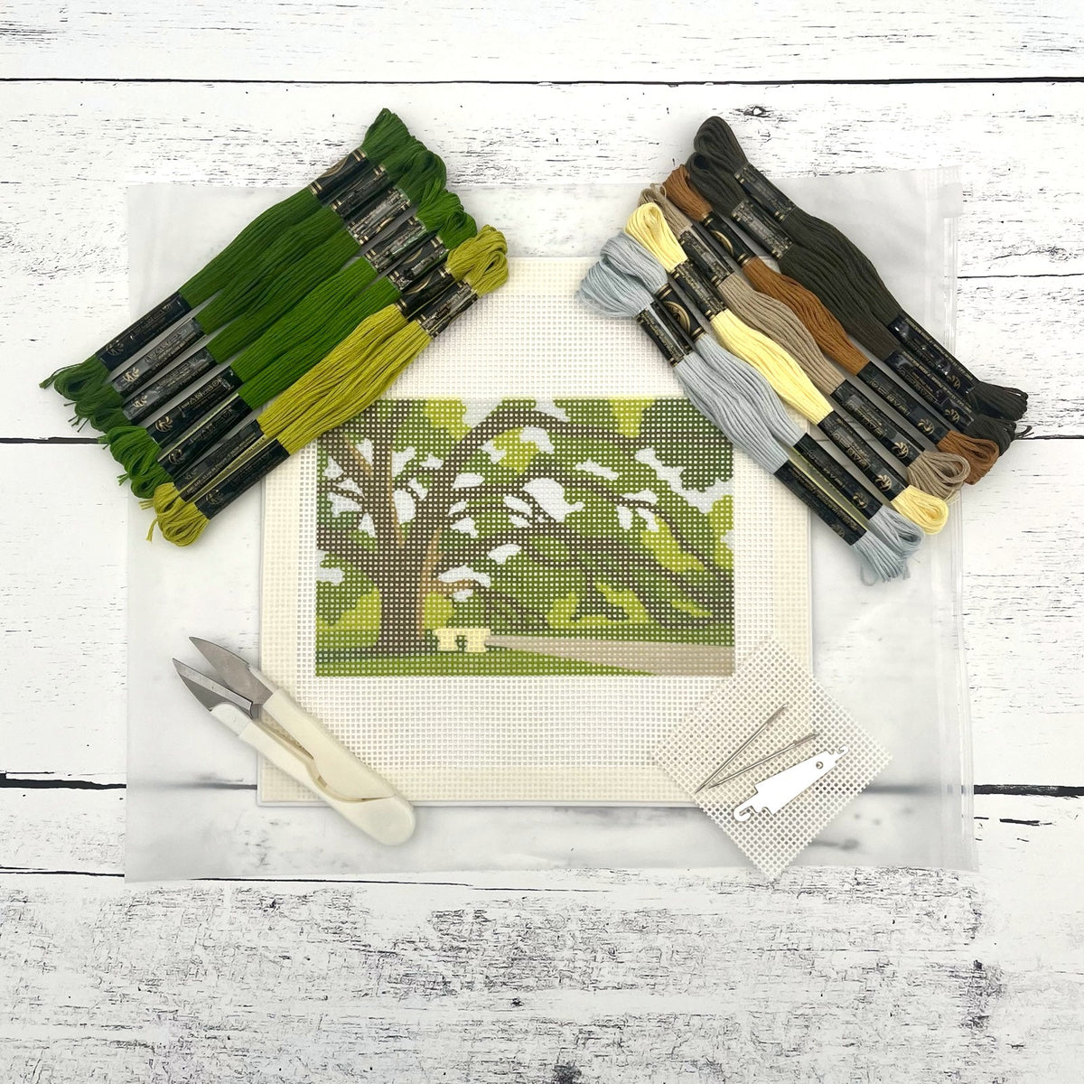 Century Tree Needlepoint Design