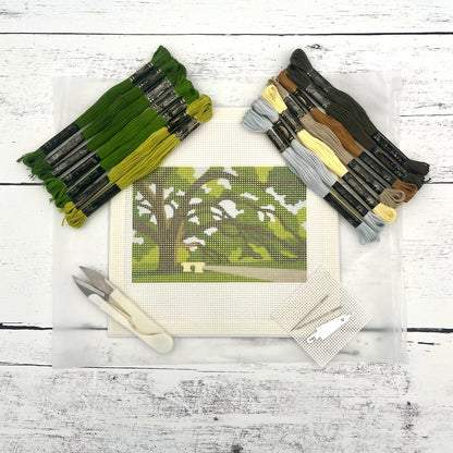 Century Tree Needlepoint Design