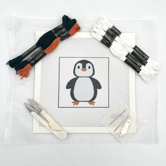 Penguin Needlepoint Design