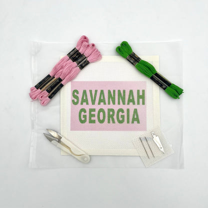 Savannah Georgia Needlepoint Design