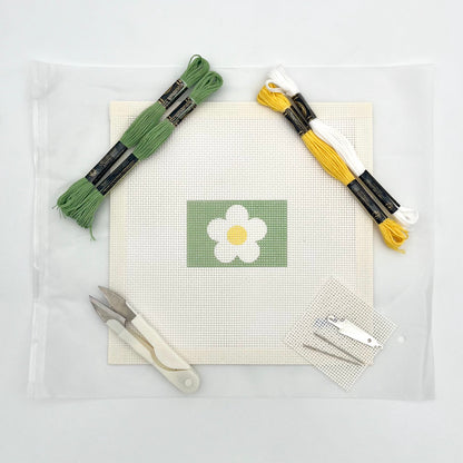 Daisy 3x2 Needlepoint Design