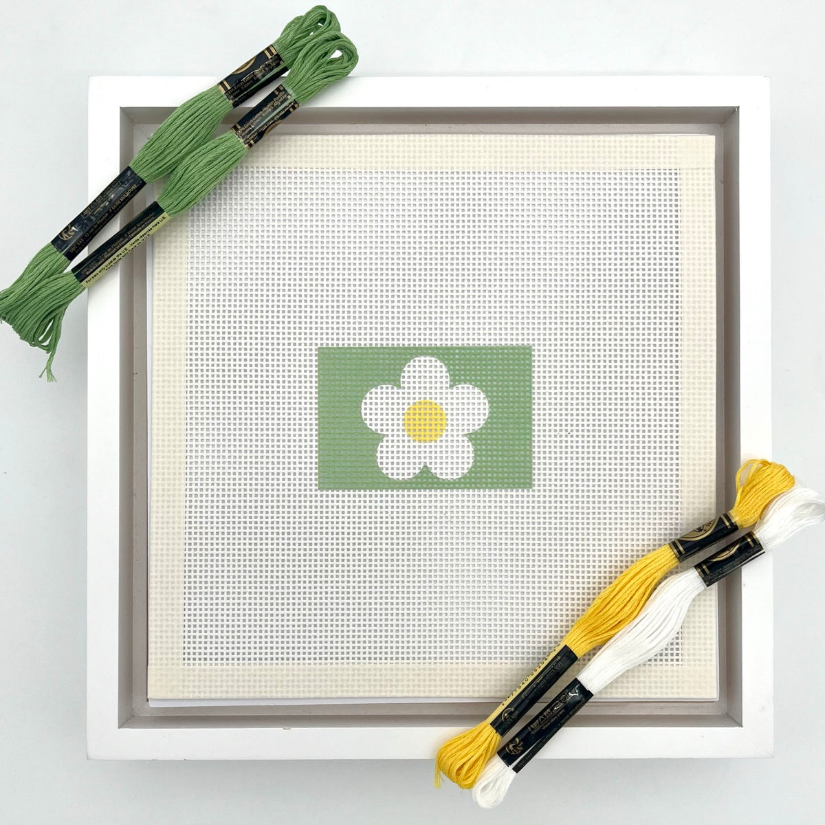 Daisy 3x2 Needlepoint Design