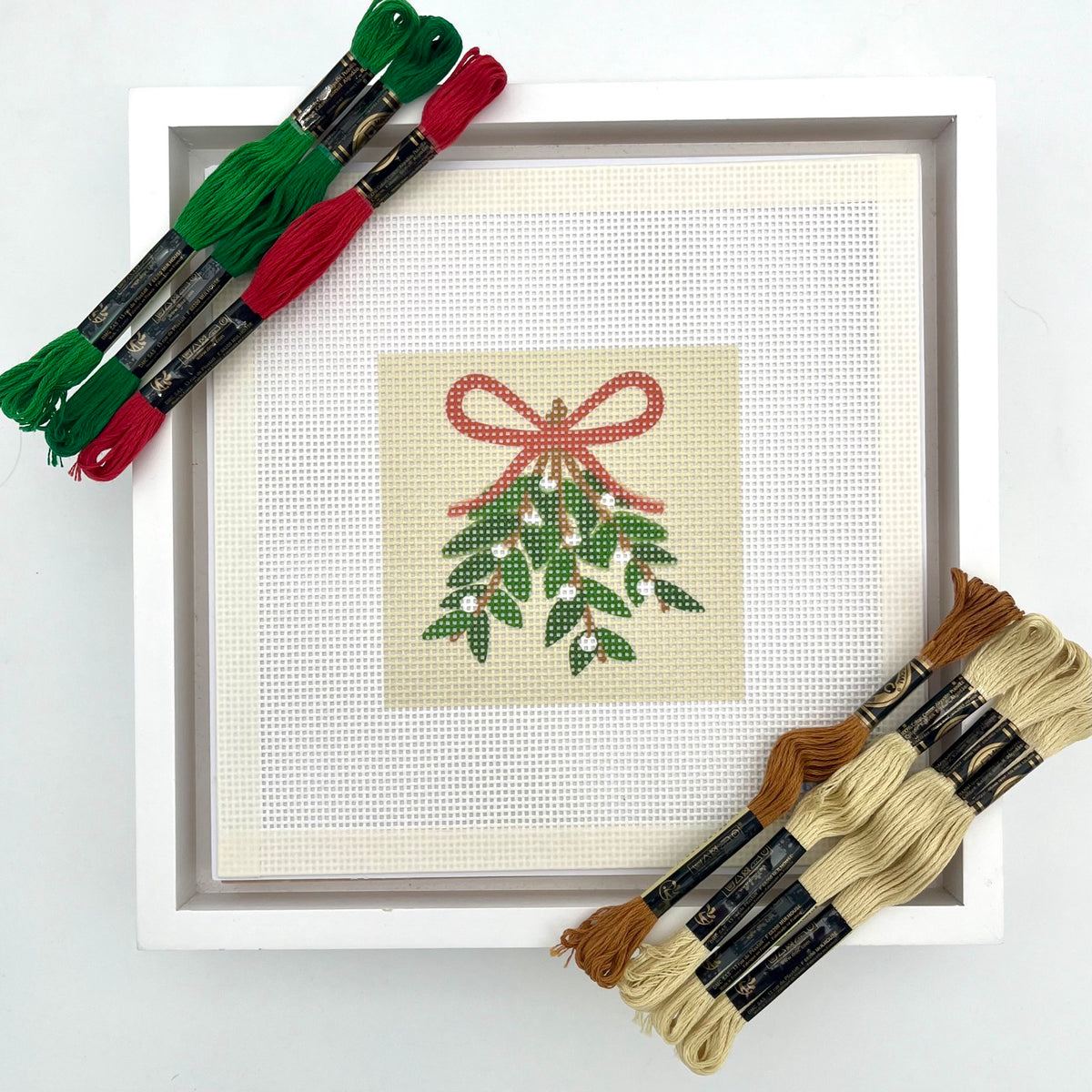 Mistletoe Needlepoint Design