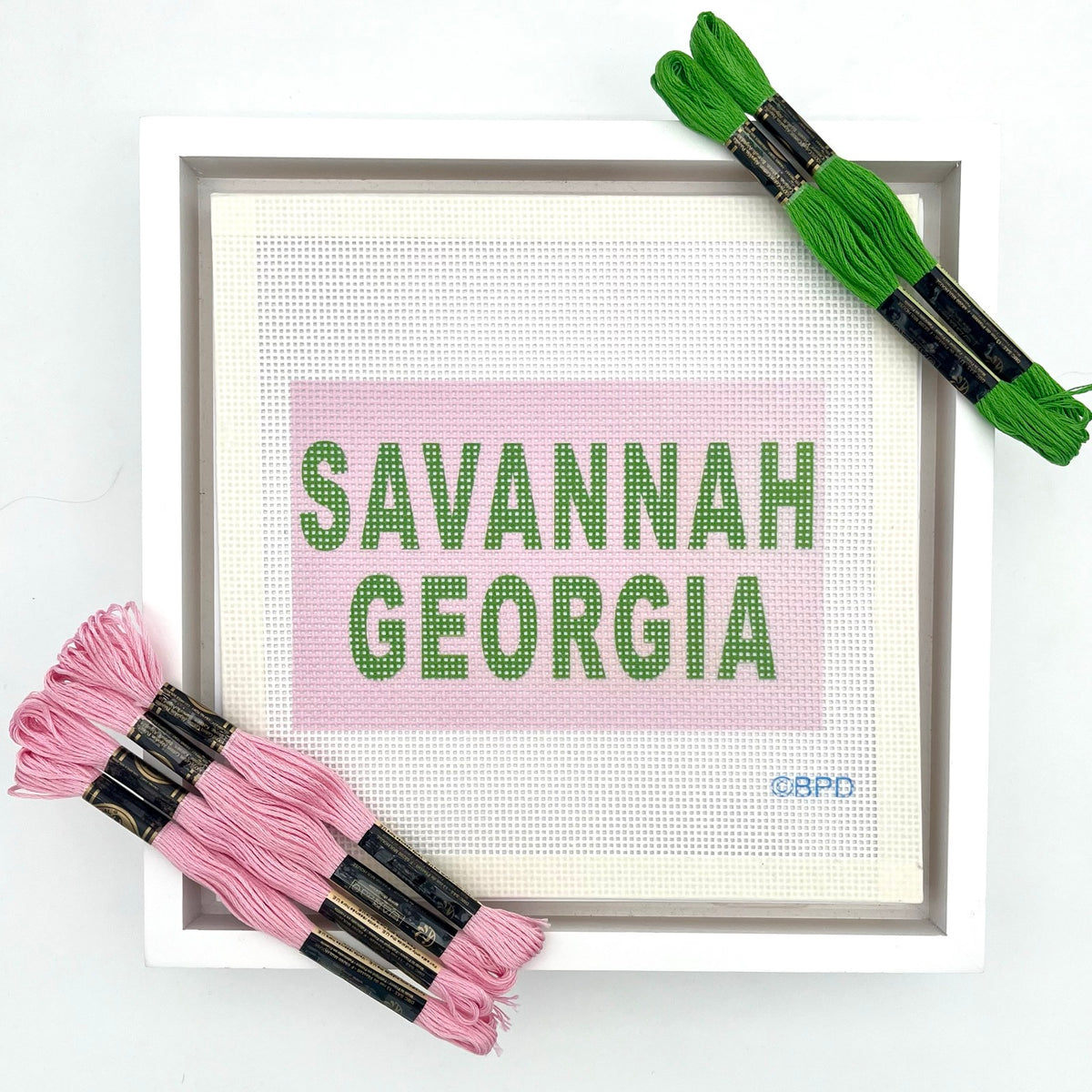 Savannah Georgia Needlepoint Design