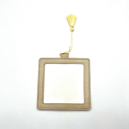 Vegan Leather 4x4 Ornaments
