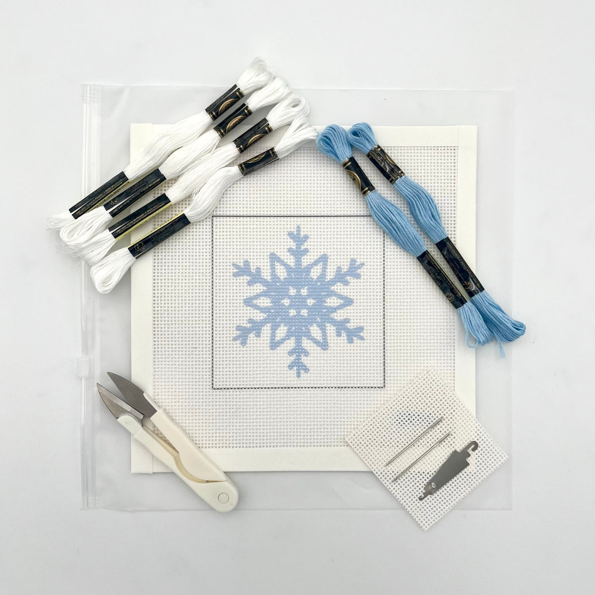 Advanced Snowflake Needlepoint Design