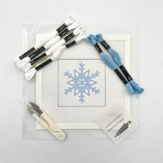 Advanced Snowflake Needlepoint Design