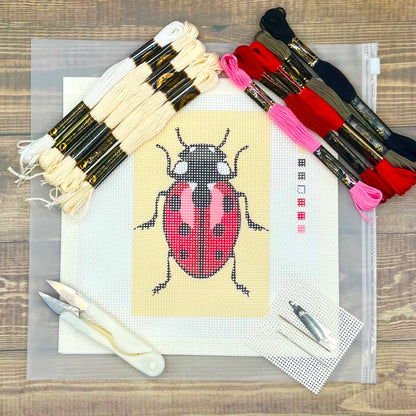Ladybug Needlepoint Design