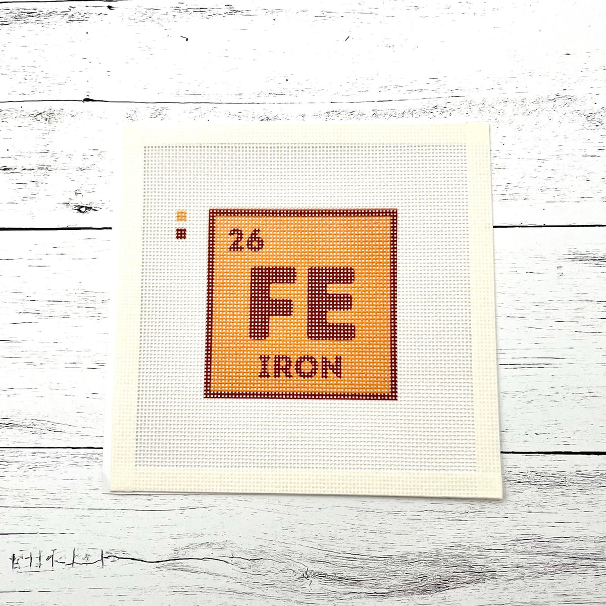 Iron FE Needlepoint Design Needlepoint Kit Blue Poppy Designs
