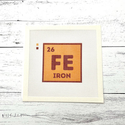 Iron FE Needlepoint Design Needlepoint Kit Blue Poppy Designs