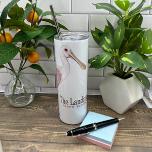 The Landings Spoonbill 20oz Tumbler - or...Customize it with your town Insulated Mug/Tumbler Blue Poppy Designs The Landings  