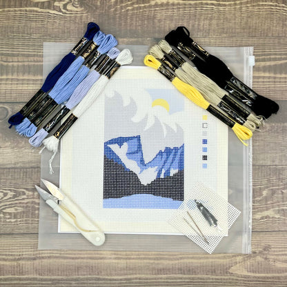 Rocky Mountain National Park Needlepoint Design