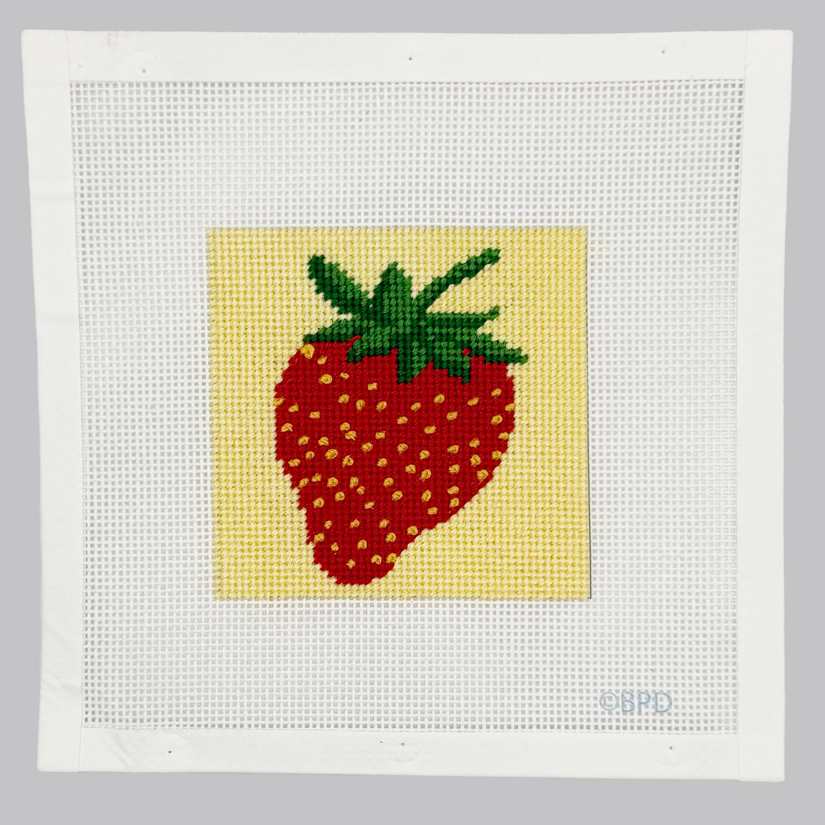 Strawberry on Yellow