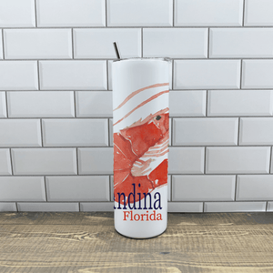 Shrimp 30oz Tumbler - Name Drop with your town Insulated Mug/Tumbler Blue Poppy Designs Art Only  