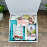 Austin Texas Bachelorette weekend Gift Box - bridesmaid Gift - Personalized Gift Box with wine tumbler - tote bag  - Maid of honor  Blue Poppy Designs   