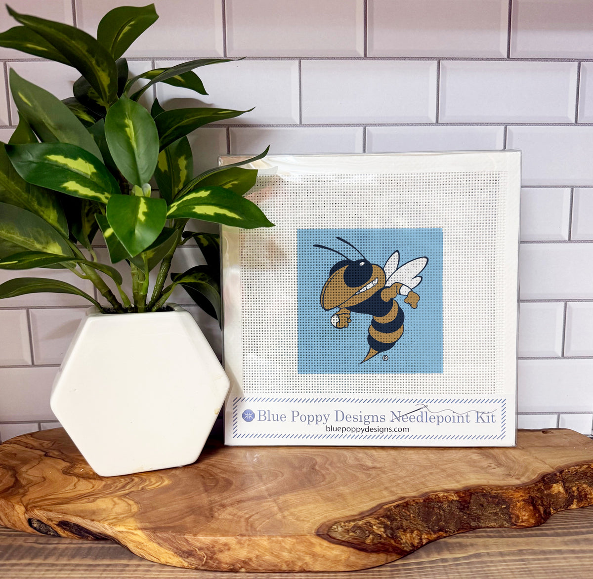 Buzz 4x4 Needlepoint Design