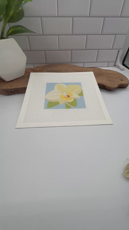 Orchid Needlepoint Kit needlepoint Blue Poppy Designs