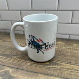 Blue Crab 15 oz Coffee Mug - Customize it with your town Coffee Mug/Cup Blue Poppy Designs Art Only  
