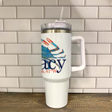 Blue Crab 40oz Tumbler - Name Drop with your town Insulated Mug/Tumbler Blue Poppy Designs   