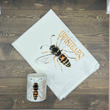 Hornet ceramic Candle - Customize it with your town Jar/Filled Candle Blue Poppy Designs   