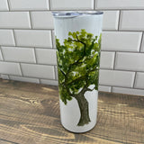 Oak Tree 20 oz Tumbler - Customize it with your town Drinking Glass/Tumbler Blue Poppy Designs Art Only  