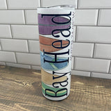 Surfboards 20 oz Tumbler - Customize it with your town Drinking Glass/Tumbler Blue Poppy Designs Your Town (Customized)  