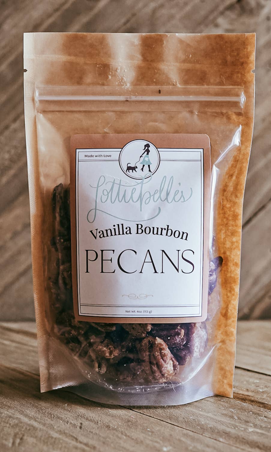 Lottiebelle's Vanilla Bourbon Pecans Nuts Blue Poppy Designs Default Title  