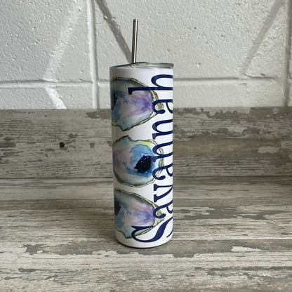 Triple Oyster 30 oz Tumbler - Customize it with your town Drinking Glass/Tumbler Blue Poppy Designs Your Town (Customized)  