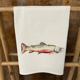 Custom Your Town Brook Trout 27x27 Kitchen Towel Kitchen Towel/Dishcloth Blue Poppy Designs Art Only  