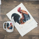 Rooster 15 oz Coffee Mug - Customize it with your town Coffee Mug/Cup Blue Poppy Designs   