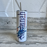 20oz Blue Crab Tumbler - Customize it with your town Drinking Glass/Tumbler Blue Poppy Designs Your Town (Customized)  