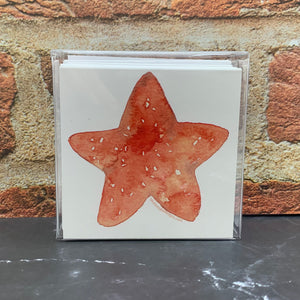 Starfish Enclosure Cards - Set of 10 cards  Blue Poppy Designs   