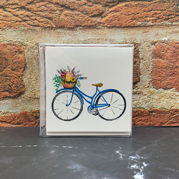 Spring Bike Enclosure Cards - Set of 10 cards  Blue Poppy Designs   