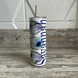 Triple Oyster 20 oz Tumbler - Customize it with your town Drinking Glass/Tumbler Blue Poppy Designs   
