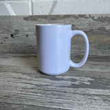 Watercolor Heron Ceramic Mug Coffee Mug/Cup Blue Poppy Designs   