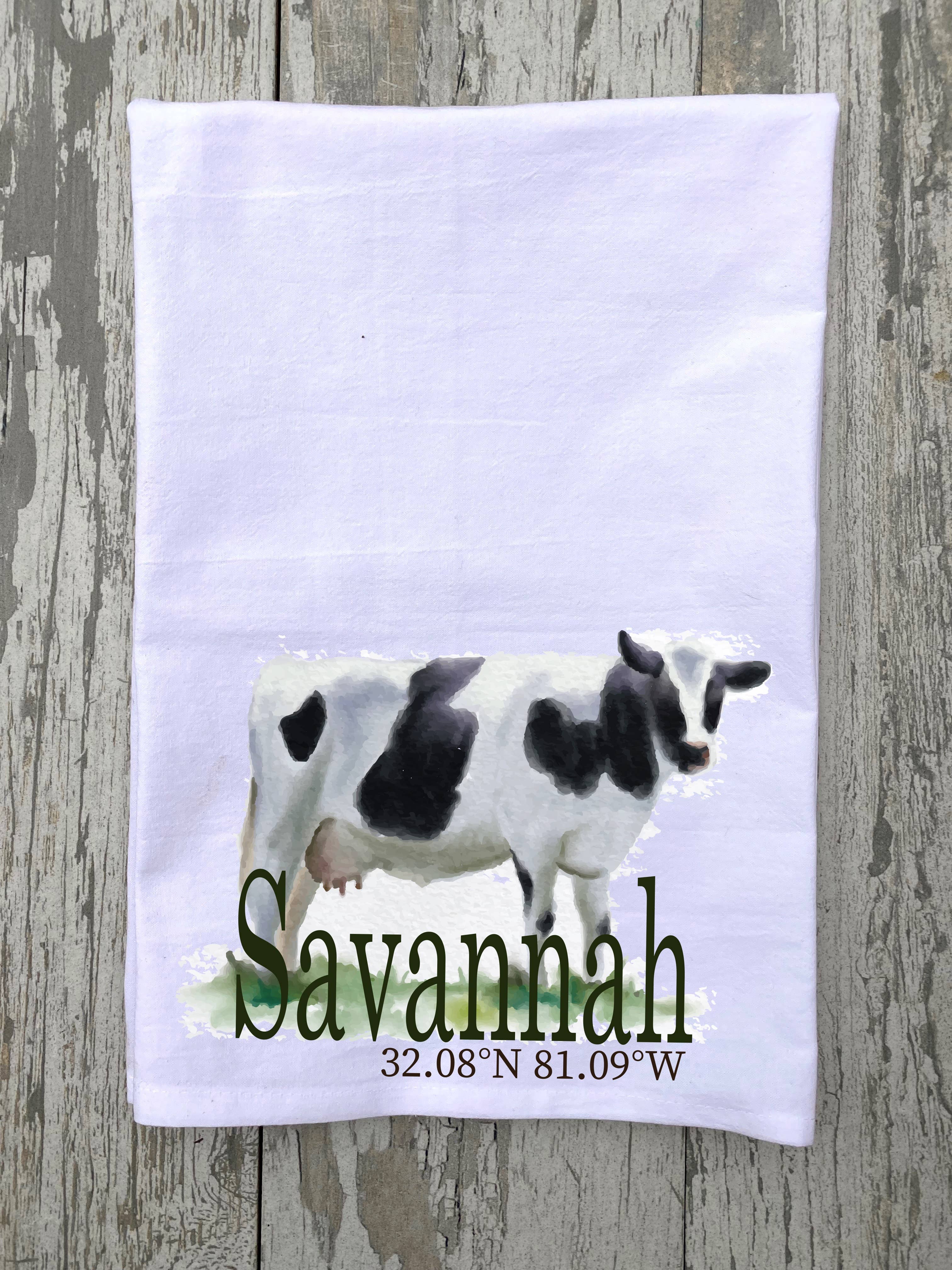 Cattle Brands Dish Towel