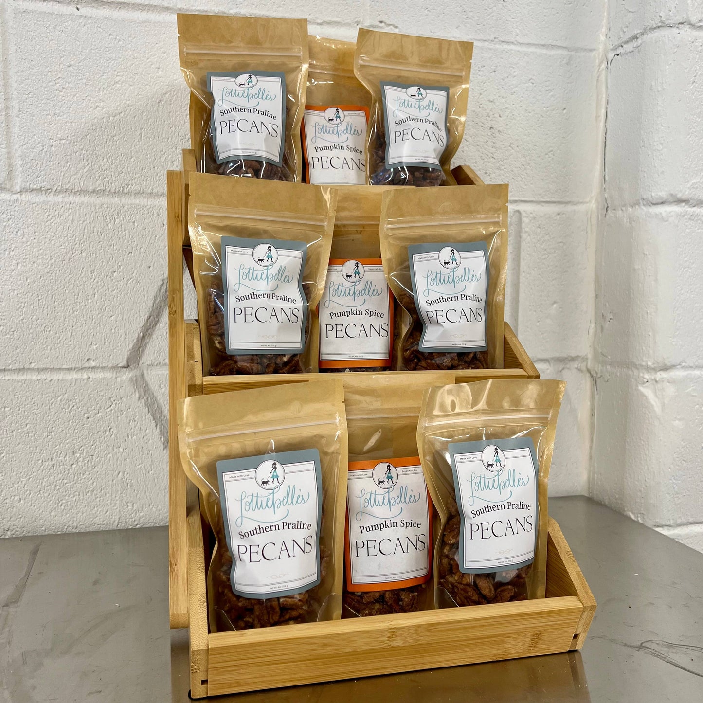 Lottiebelle's Vanilla Bourbon Pecans Nuts Blue Poppy Designs   