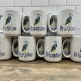 Watercolor Heron Ceramic Mug Coffee Mug/Cup Blue Poppy Designs   